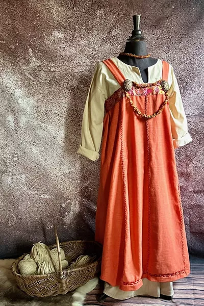Fenrir & Freya - Frigg Linen Apron Dress